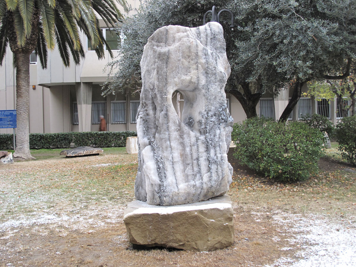 Escultor en Zaragoza - Obra Pública - Arco Geológicas